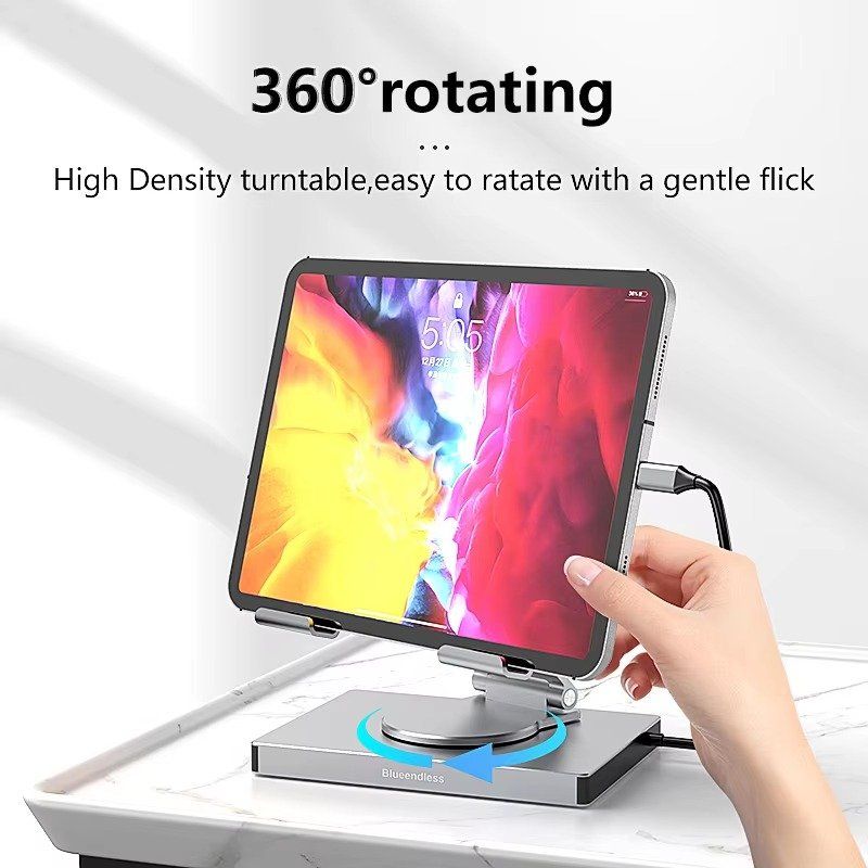Dockingstation: Ipad stand USB C Hub 4K 60HZ HD Type-C 100W – Neu und originalverpackt aus Unterägeri von RmOnline 3