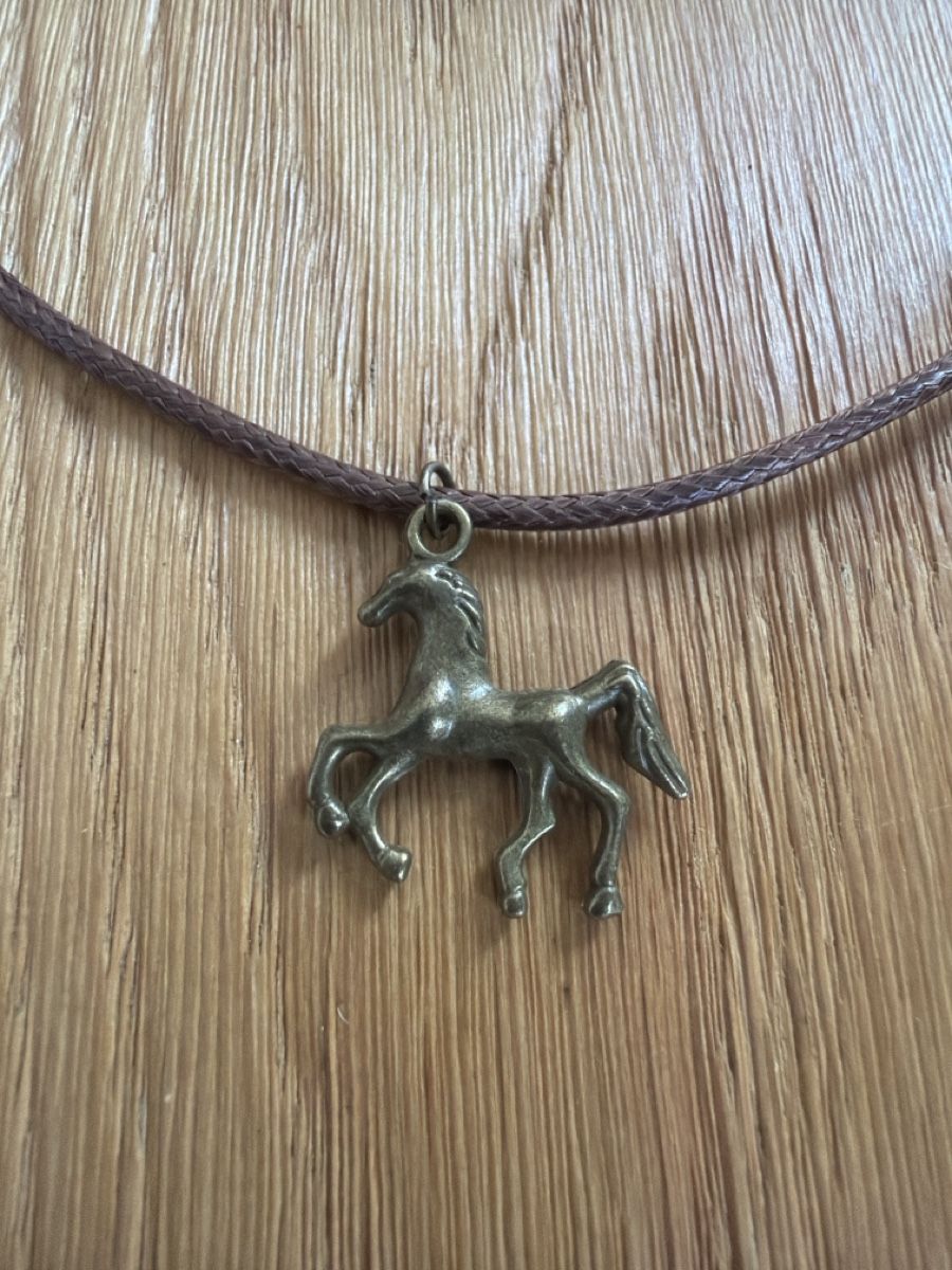 Colliers: Kette mit Pferdeanhänger bronzefarben NEU – Neuf (Voir description) à Zürich par joyfulgrace