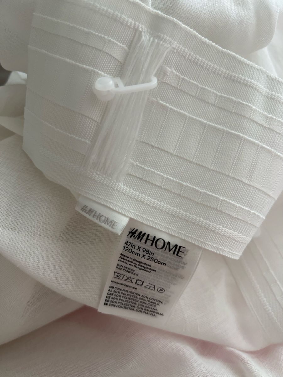 Vorhänge: Gardine Weiss transparent 2 Stück – Neu (gemäss Beschreibung) aus Ottenbach von _Merita.as 1