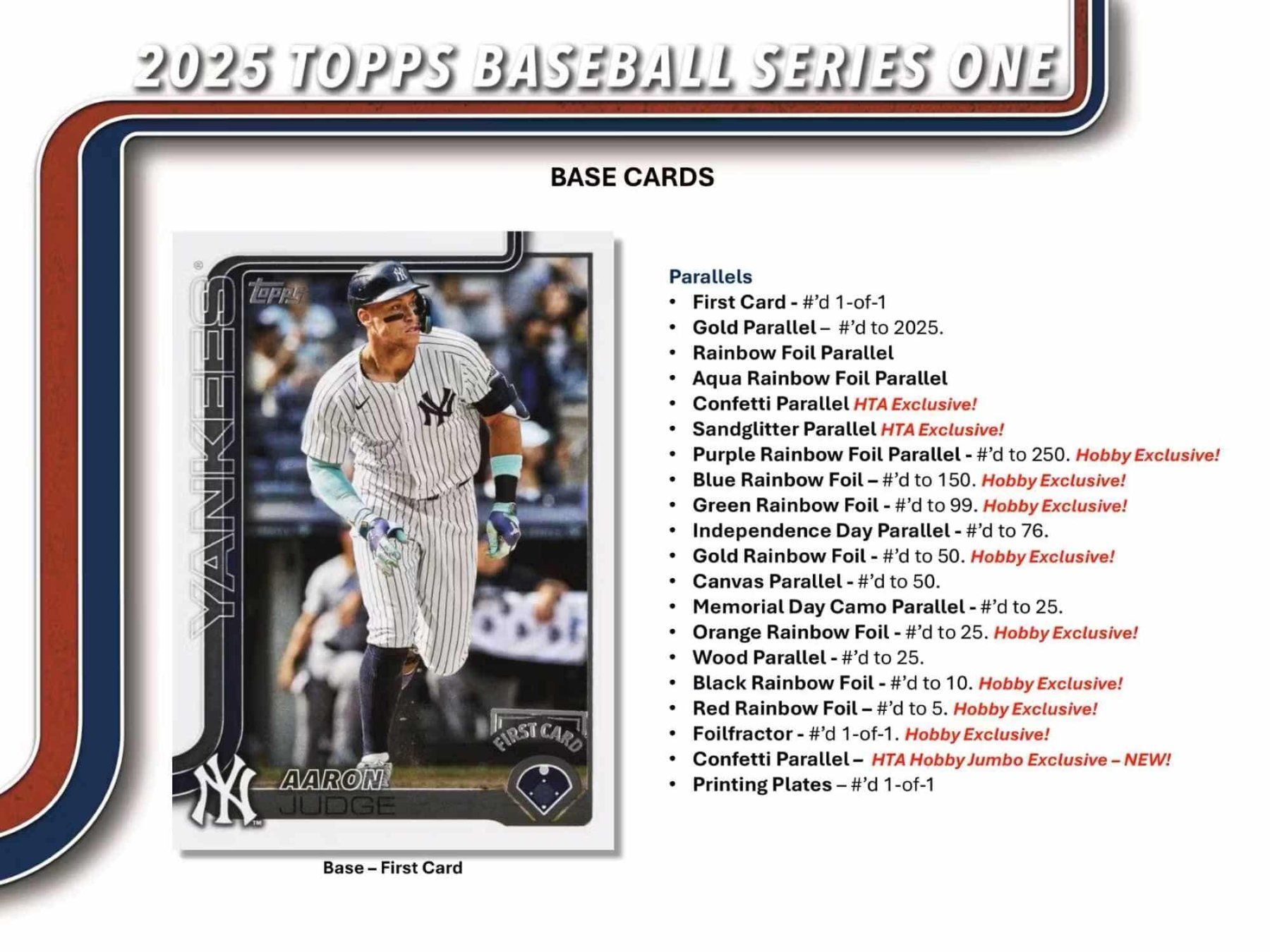MLB Sammelbilder & Trading cards: 2025 Topps Series 1 MLB Baseball Hobby Box – Neu und originalverpackt aus Magden von CHSportscardsCol. 4