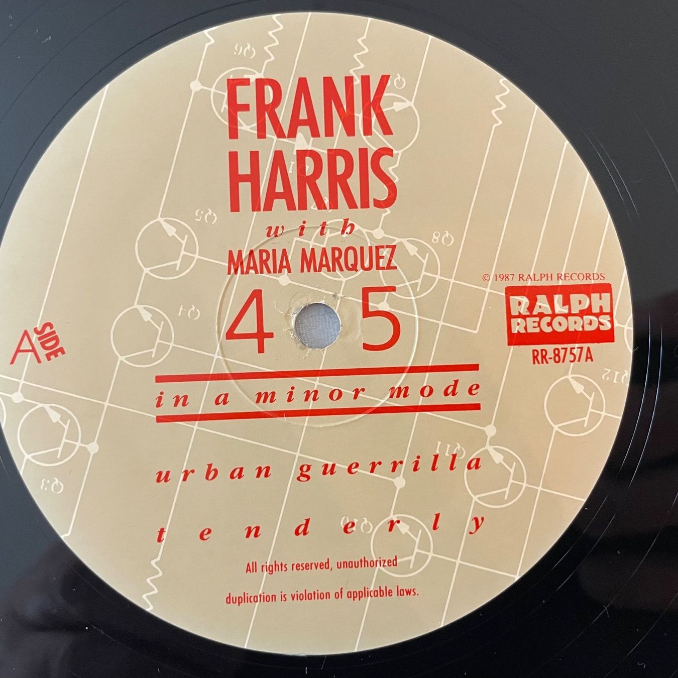 Dischi in vinile: FRANK HARRIS with MARIA MARQUEZ - in a minor mode – Usato da Zürich venduto da fehlton 3
