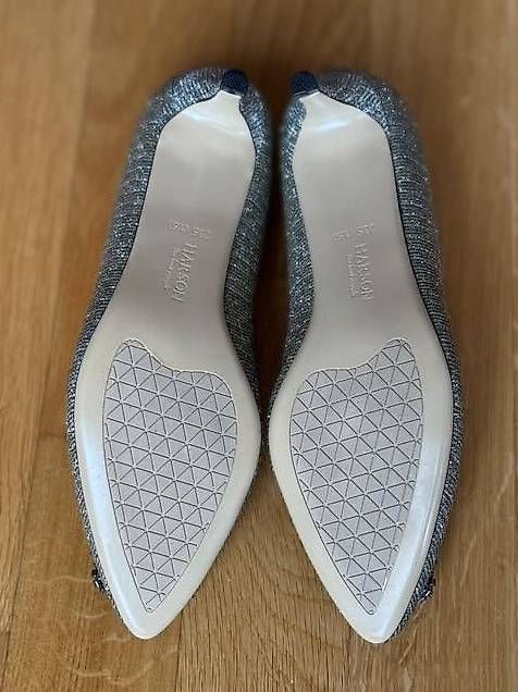 Scarpe da donna: Pumps, Gr. 37, Silber mit Goldschimmer – Nuovo (secondo la descrizione) da Belp venduto da mar_d6w8 3
