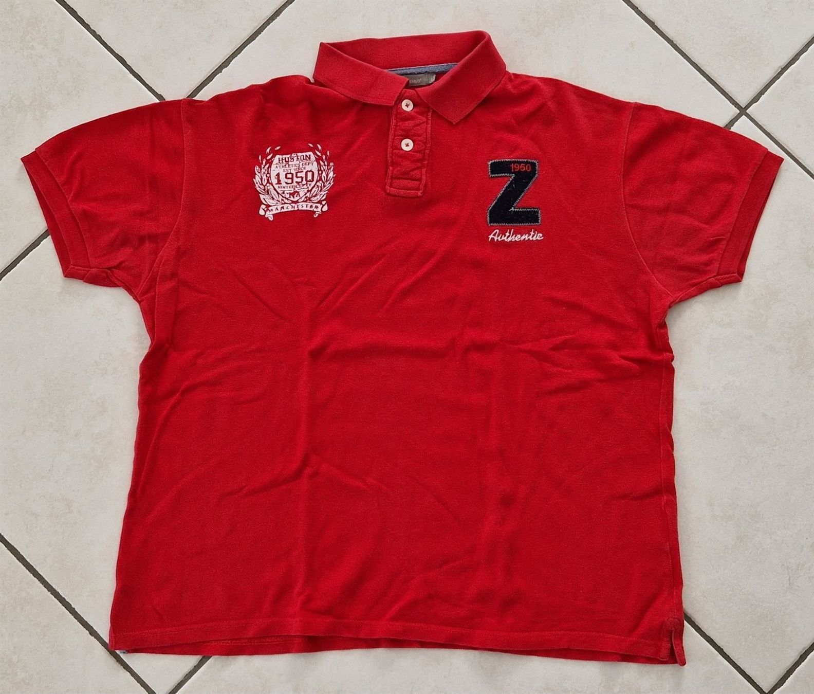 Magliette Polo: ***** Polo rouge In Extenso - L – Usato da Villaz-St-Pierre venduto da Ubid