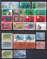 POSTEN SCHWEIZER BRIEFMARKEN ALLE STEMPEL VOM KANTON GLARUS