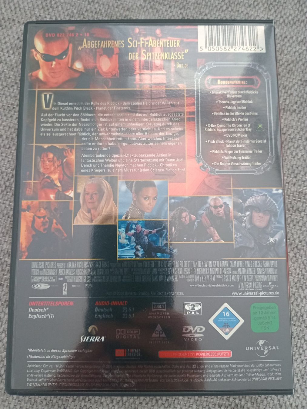Tutti i DVDs: RIDDICK - CHRONIKEN EINES KRIEGERS – Usato da Zollikofen venduto da jde_72zf 1