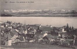 Souvenir de PESEUX 1915 vue generale