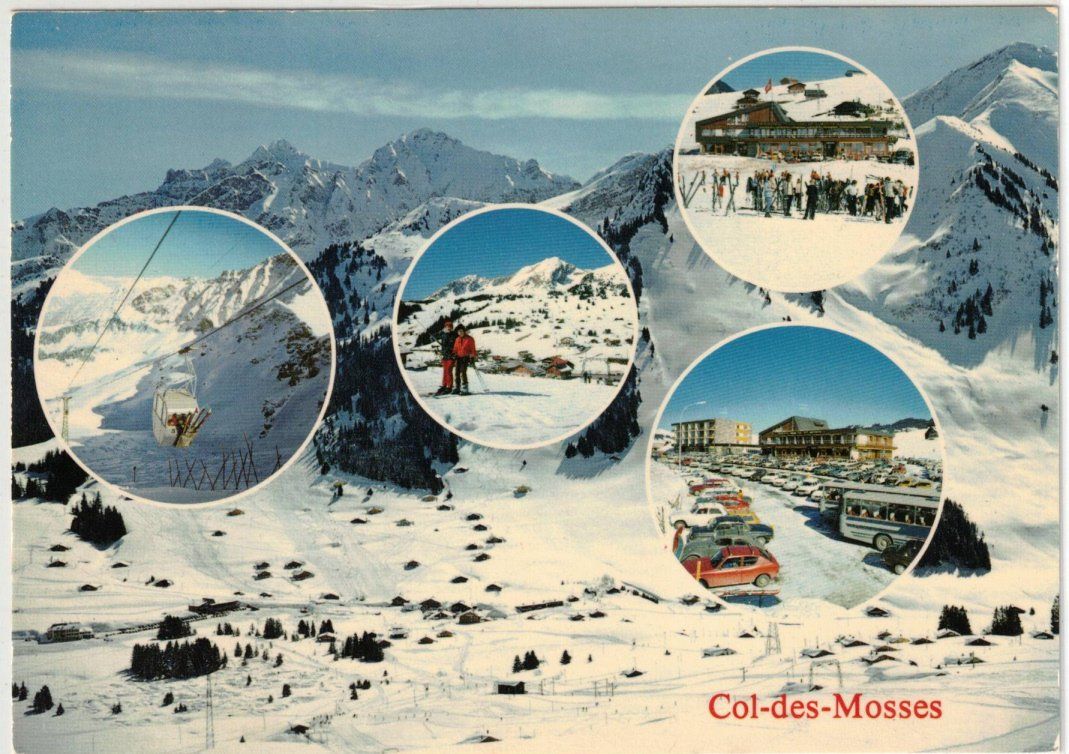 Ansichtskarten: Col des Mosses - 5 Bild AK – Gebraucht aus Binningen von Mountainrider
