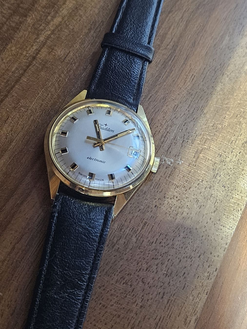 Uhren: Tradition Electronic Herrenuhr 35mm – Gebraucht aus Flamatt von pie_f9zm 7
