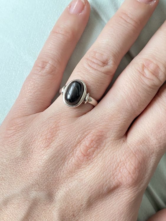 Diopside noire étoilée – ba 8057 – Boutique Maya et Inca