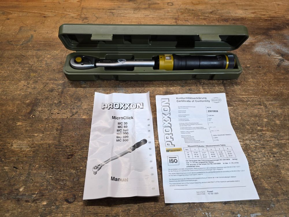 Proxxon Drehmomentschlussel Mc 60