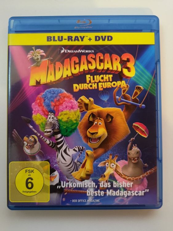 Madagascar 3 Blu Ray Dvd Kaufen Auf Ricardo