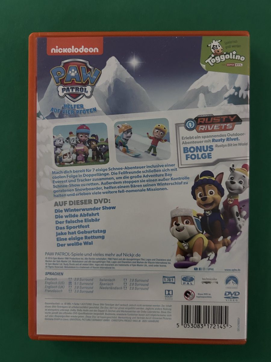 Alle DVDs: Paw Patrol diverse DVDs – Gebraucht aus Dietikon von TdaC 4