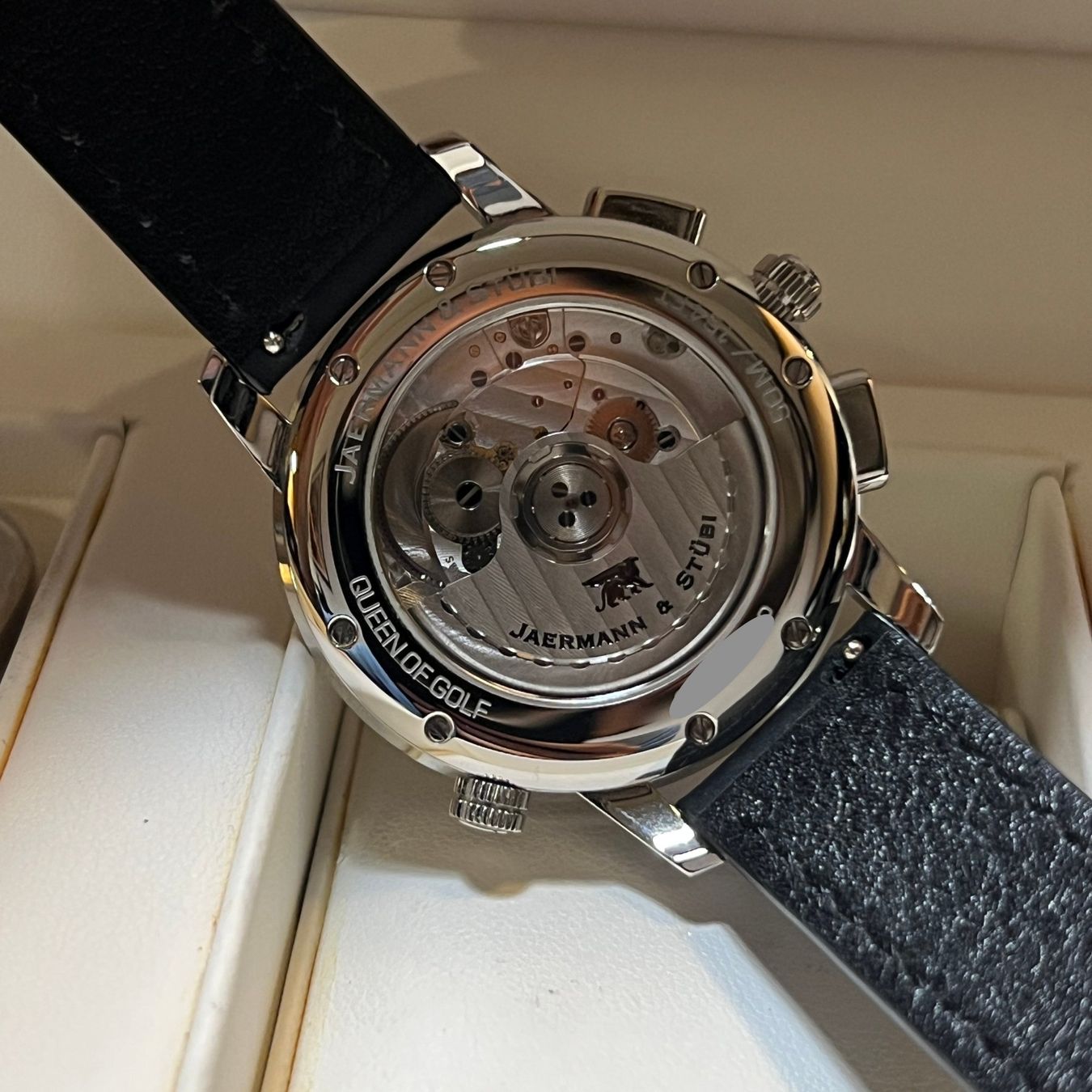Orologi: Jaermann & Stübi Automatic Chronograph 2024 Full Set QG1 – Usato da Carouge GE venduto da Watchaser 4