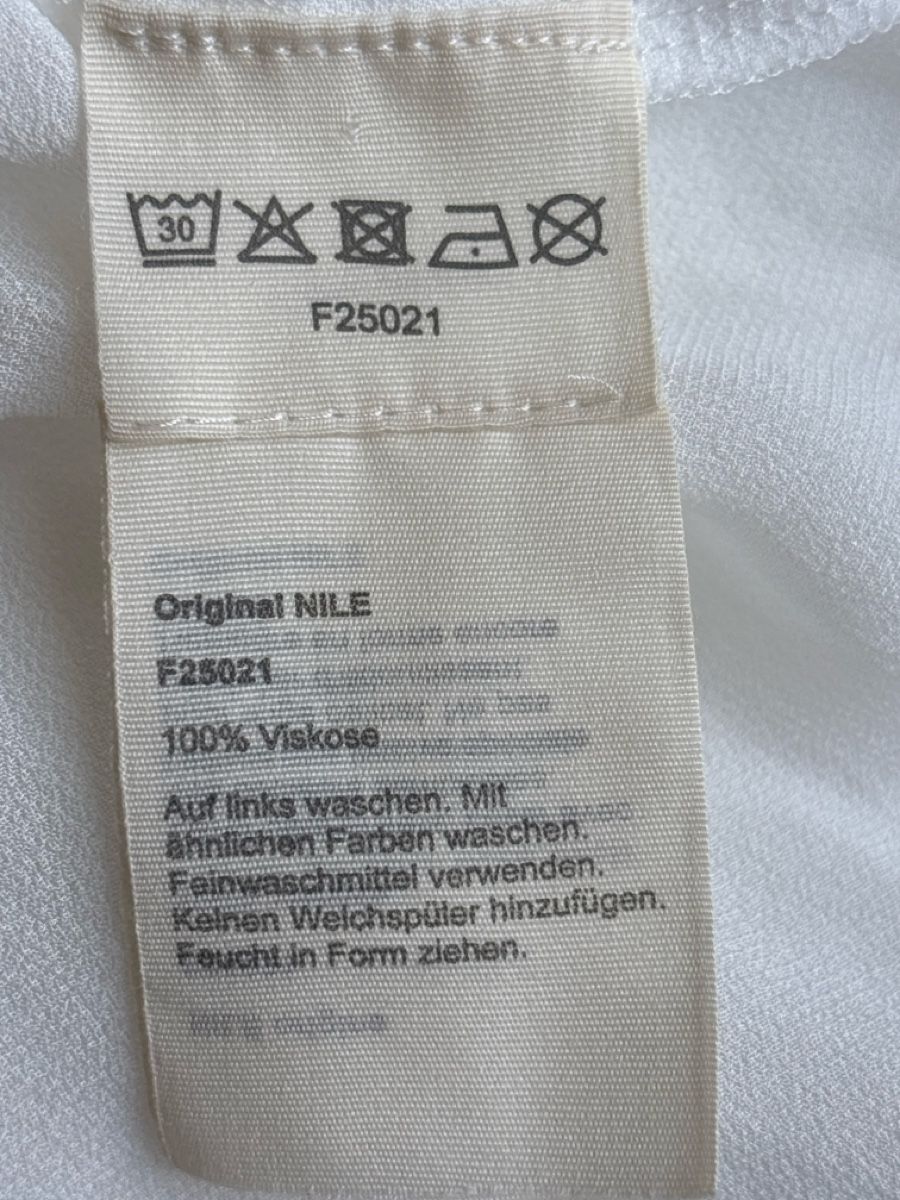 Nile Blusen:  Bluse Nile weiss Viskose Gr.M – Neu (gemäss Beschreibung) aus langenthal von rundholz7 6
