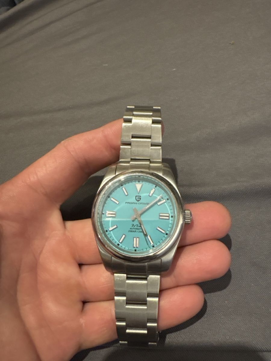 Pagani Design Orologi: Pagani Design Automatic Watch Turquoise Dial – Usato da Wil SG venduto da Carioca84 1