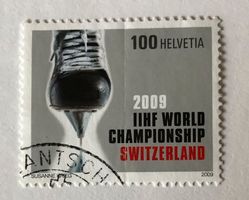 Nr.1301 EISHOCKEY-WELTMEISTERSCHAFT 2009 GESTEMPELT   