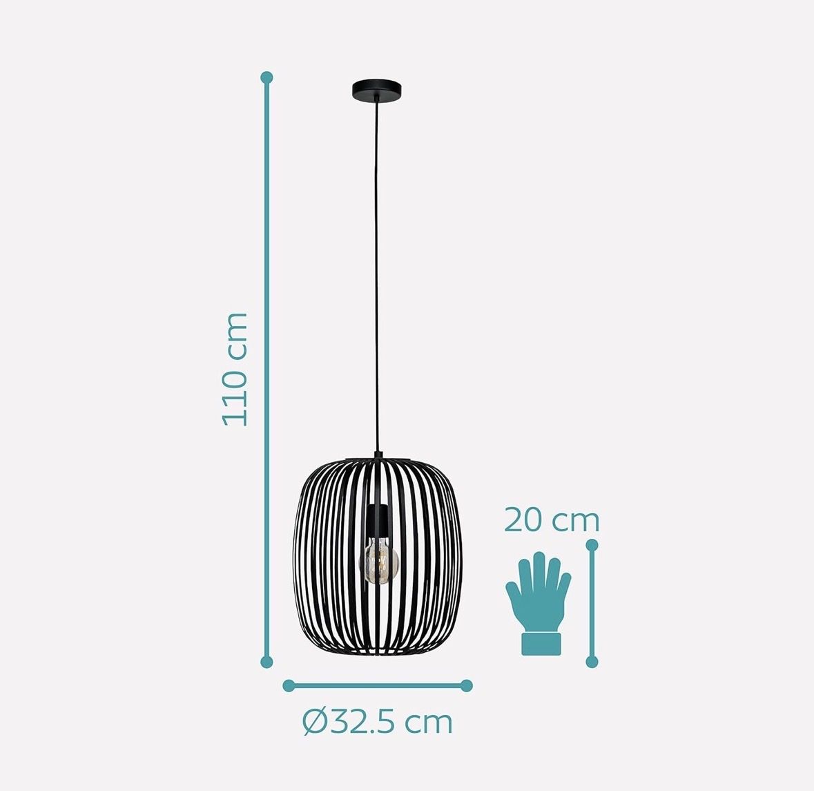 Eglo Lampade: Schöne Hängeleuchte – Nuovo (secondo la descrizione) da Reiden venduto da Submit 1