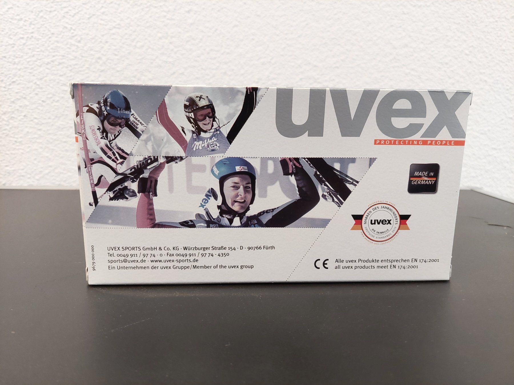 Uvex Occhiali & Lenti: Neu - UVEX - Skibrille - white / green mat – Nuovo e nell'imballaggio originale da Dagmersellen venduto da Jarsetz_Restposten 1