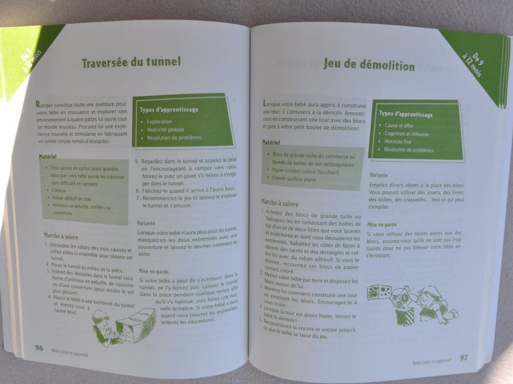 Bébé joue et apprend - 160 jeux et activités de 0 à 3 ans (D'occasion