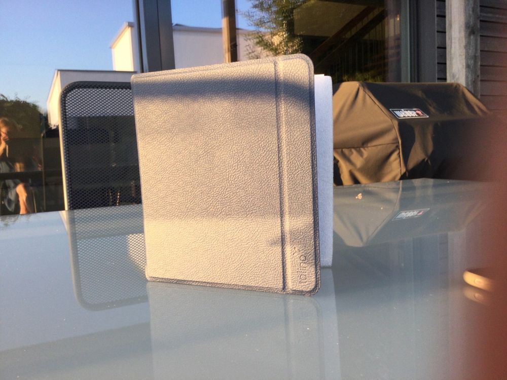 Case2go - Funda Compatible Con Kobo Nia - Cuero Artificial Case - Sleepcover - Negro