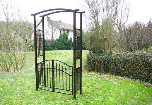 Altre Decorazioni per giardino: ROSENBOGEN MIT TOR AUS METAL – Nuovo e nell'imballaggio originale da Stein am Rhein venduto da Gomme100 1