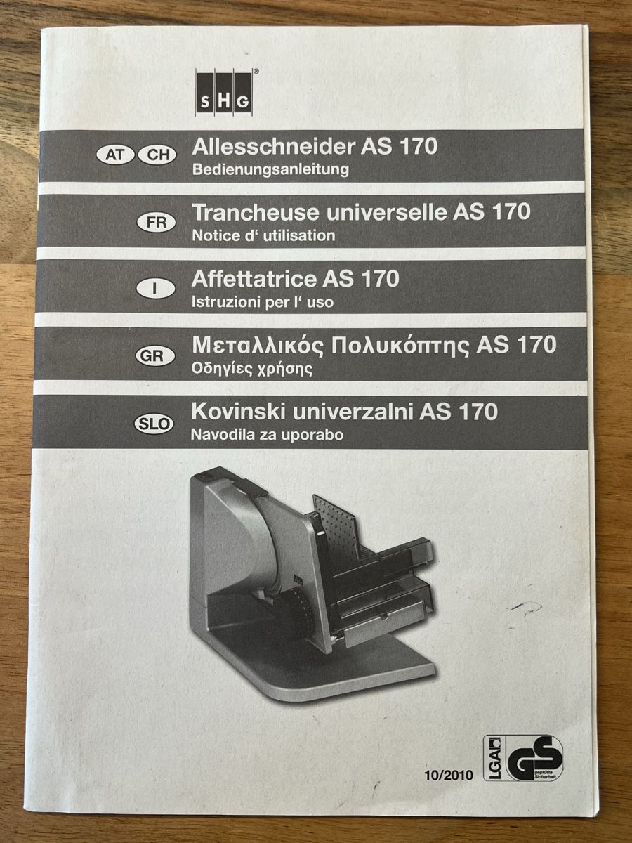 Appareils de cuisine: Allesschneider AS 170 – D'occasion à Eschenbach SG par gamper02 6