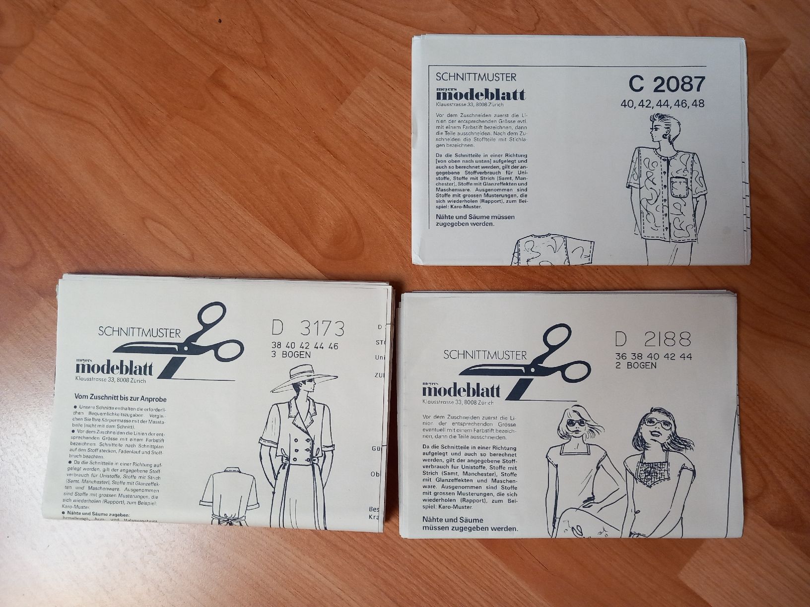 Cartamodelli: 3 damen Schnittmuster , meyers modeblatt – Nuovo (secondo la descrizione) da Näfels venduto da gil_sindamel