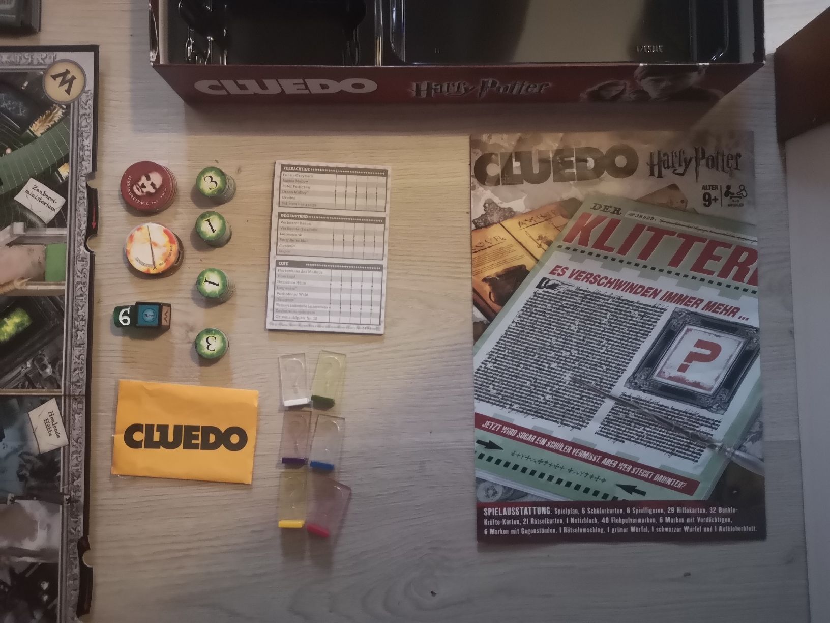 Hasbro Giochi: Spiel Cluedo Harry Potter – Usato da Ibach venduto da FlyingFox26 5