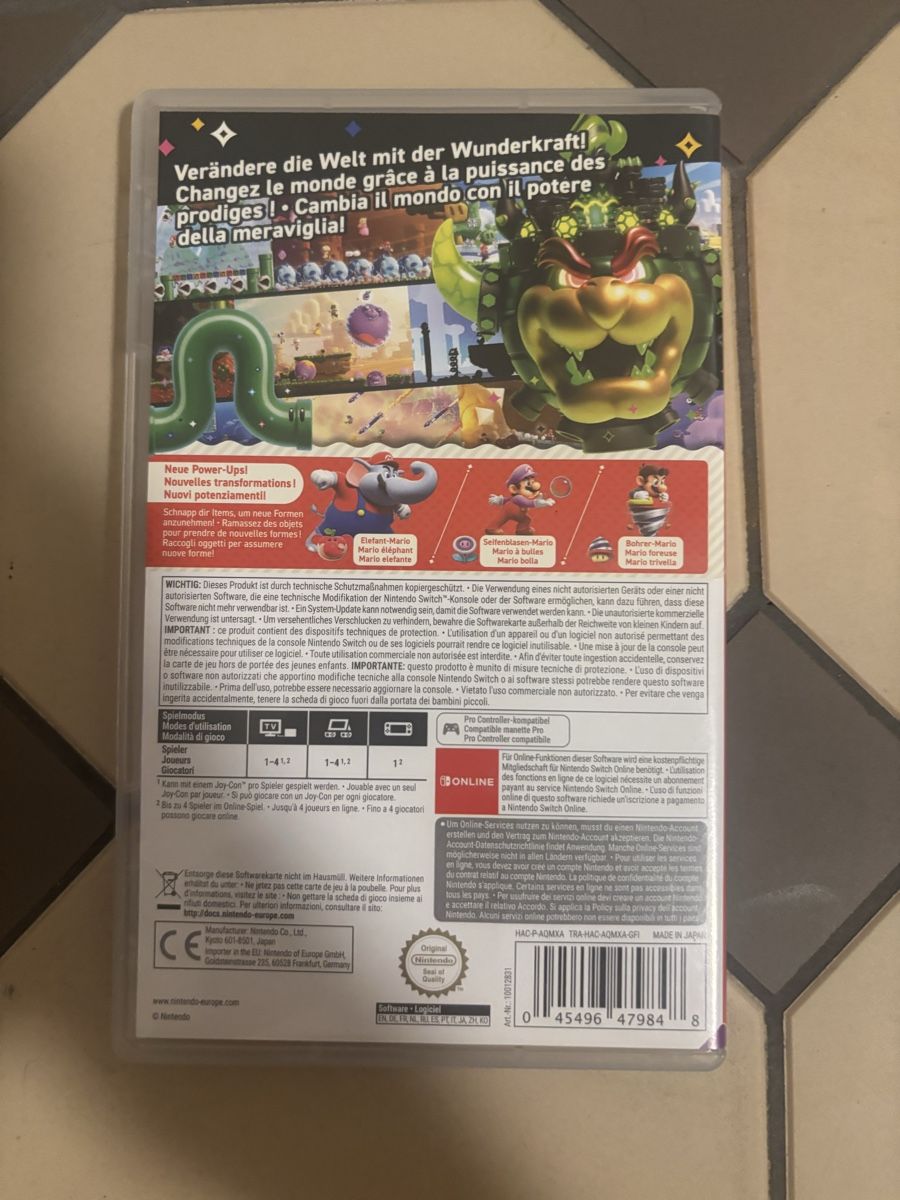 Nintendo Giochi: Nintendo switch super mario bros wonder – Nuovo (secondo la descrizione) da Bern venduto da nessaaa 2