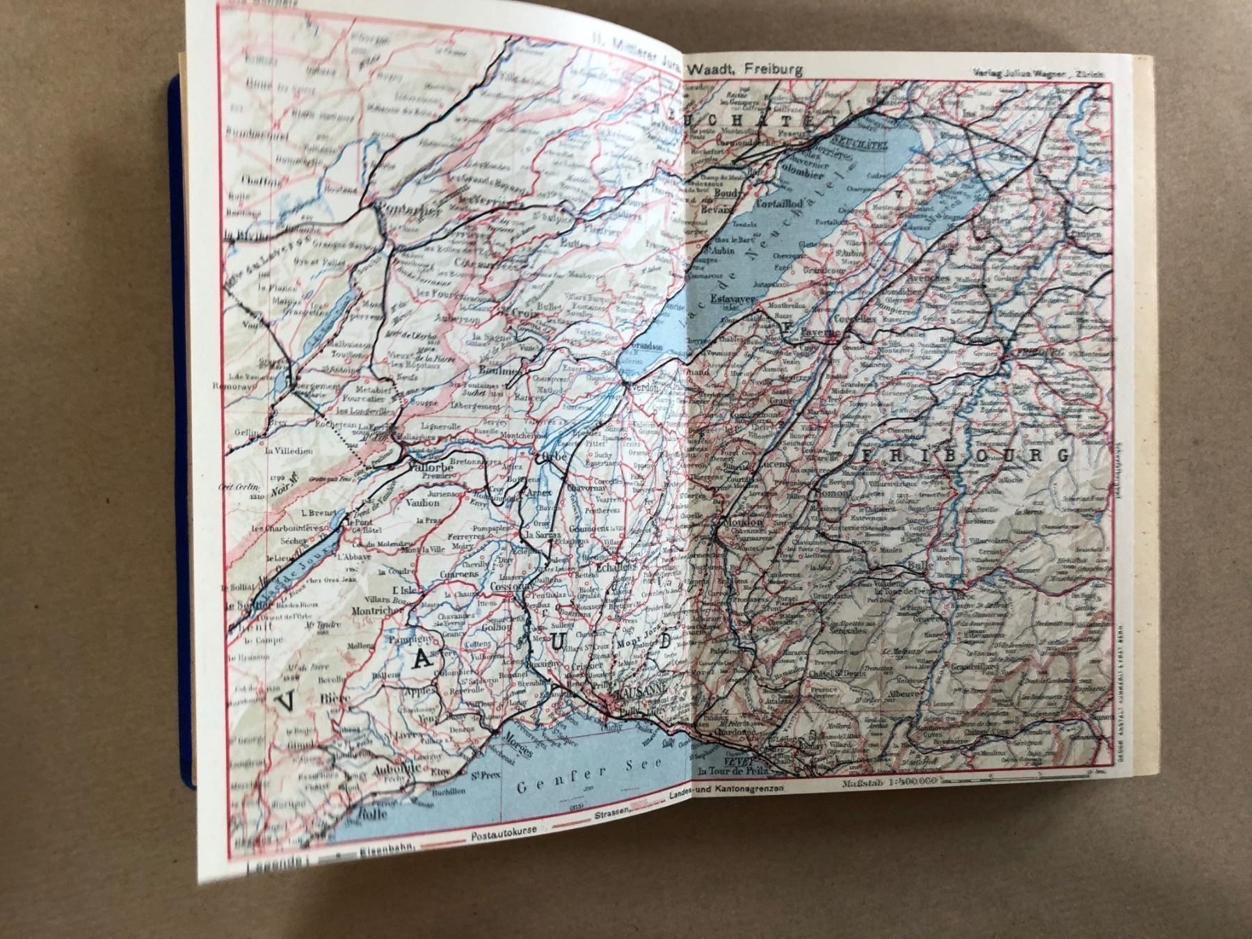 Libri: Ad. Eichenberger: Die Schweiz. Illustr. Reisehandbuch 1929 – Usato da Zürich venduto da allp 6
