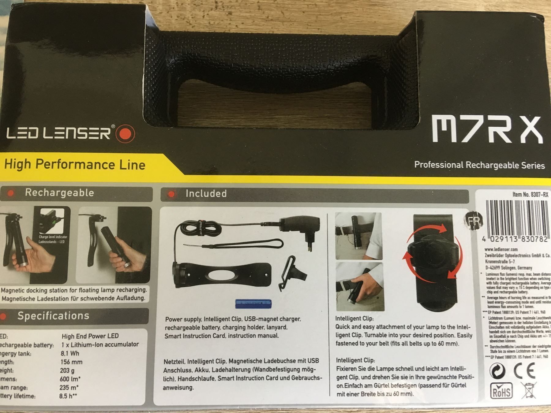 Ledlenser Lampade: LED Lenser Lampe hautes performances M7R – Nuovo (secondo la descrizione) da Clarens venduto da Surcouf91 1