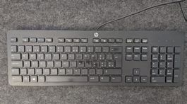 HP USB Tastatur Schwarz CH-QWERTZ voll funktionsfähig