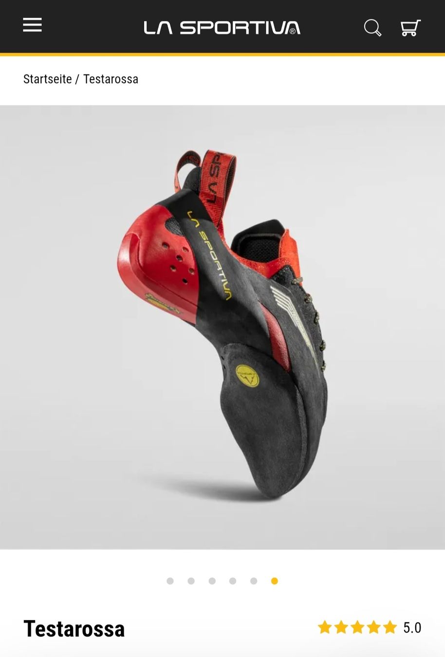 La Sportiva Herrenschuhe: La Sportiva Testarossa Kletterschuhe – Neu und originalverpackt aus Zürich von emanbaumi 5