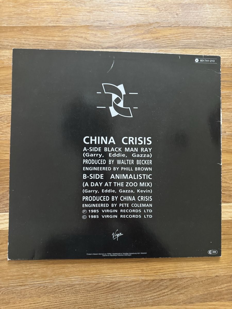 Dischi in vinile: China Crisis - Black Man Ray - 12" Maxi – Usato da Rorbas venduto da BlackstarRecords 1