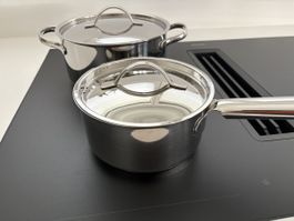 SIGG Kochtopf 2-er Set Edelstahl mit Deckel
