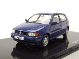 VW Polo III Typ6N 5-Türer Phase I 1994-1997 dunkelblau  1:43
