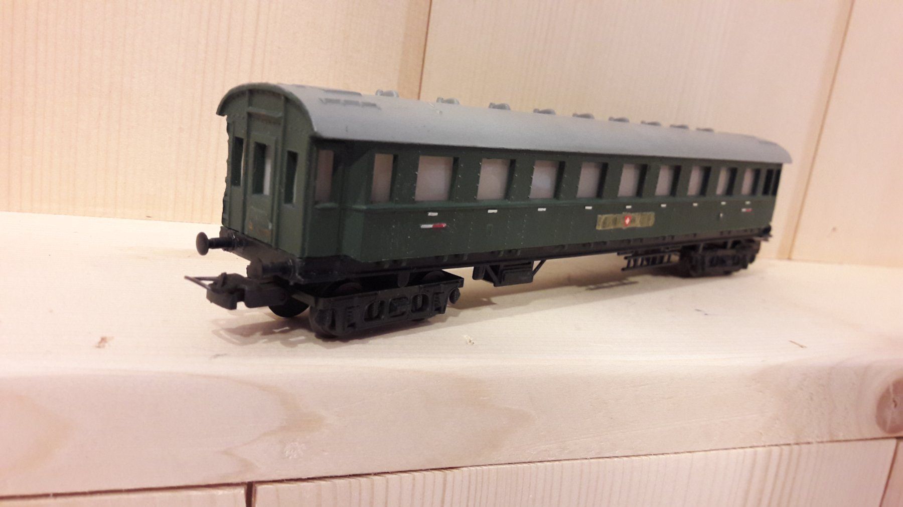 Liliput Modelleisenbahnen: Liliput HO DC : "CFF" voiture 2ème classe – Gebraucht aus Buttes von Cafe2005 3