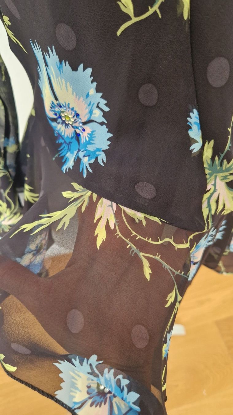 Topshop Blusen: Topshop Unique Bluse Seide Kornblumen Gr. 42 – Neu und originalverpackt aus Erlinsbach SO von ULIKH 2