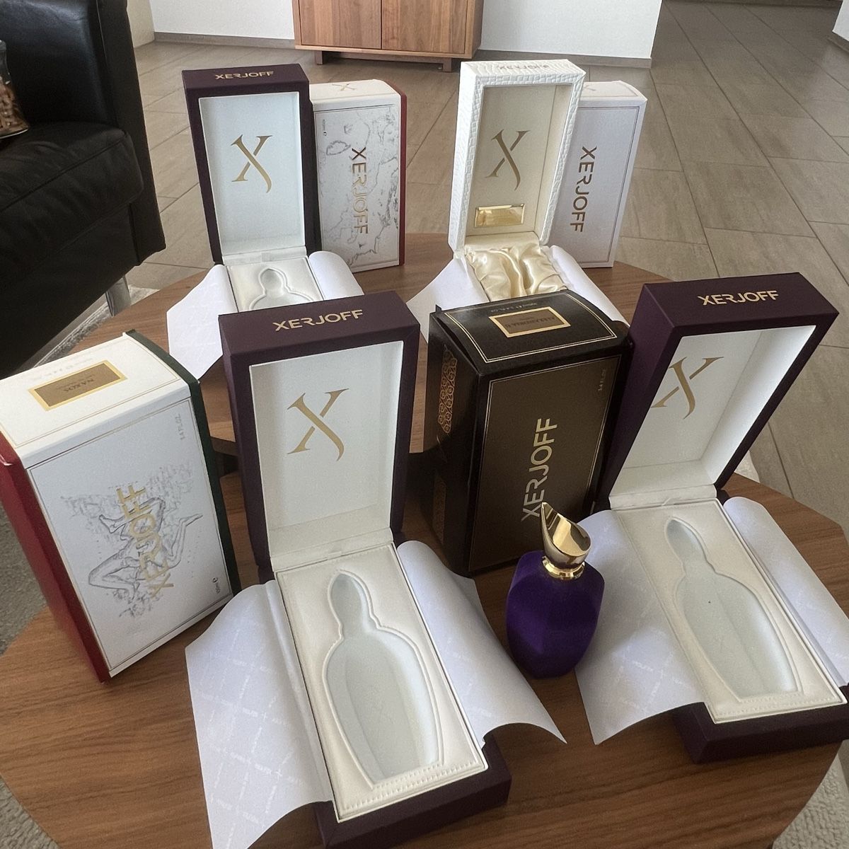Xerjoff Profumi & Eau de Toilette: Xerjo vomff Parfum Flakon mit Schatullen Konvolut   – Usato da Bazenheid venduto da nin_vck6
