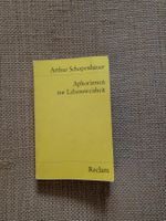 Arthur Schopenhauer: Aphorismen zur Lebensweisheit Reclam