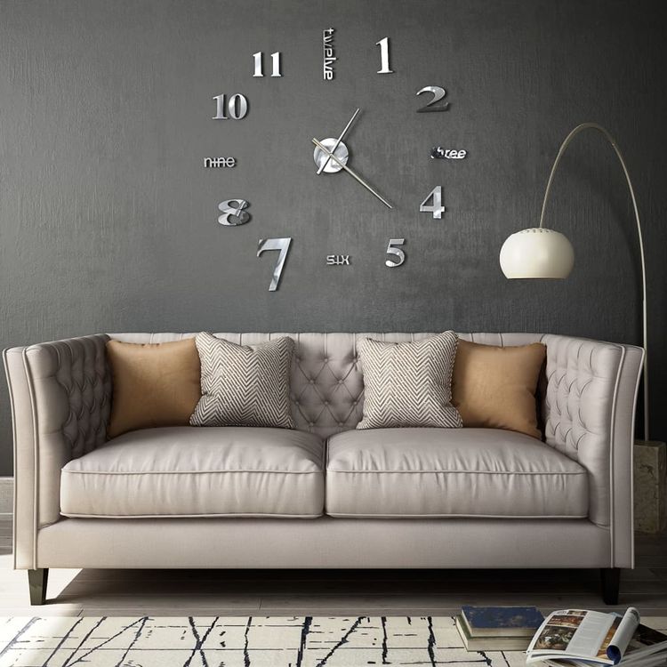 Verwunderlich Xxl Wanduhr 100 Cm Fotos