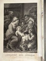 Stich Adoration des Bergers Deveria