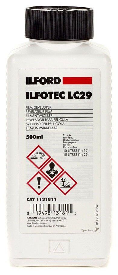 Ilford Laboratoire & Chambre noire: DUOPACK ILFOTEC LC29 Filmentwickler 500ml – Neuf avec emballage d'origine à Geuensee par Fotoneo
