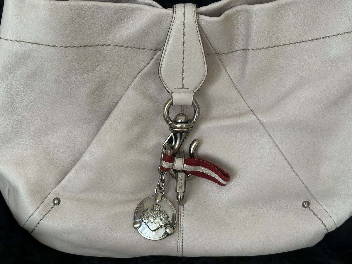 Bally Borse da donna: Bally Ledertasche cremefarben – Usato da Bern venduto da Maria003 4