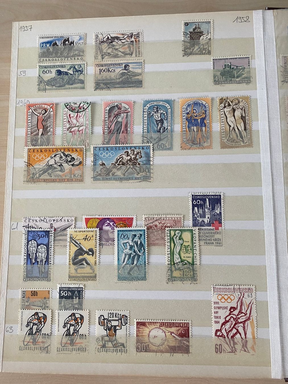 Alle Briefmarken: Sammlung Ceskoslovensko – Gebraucht aus Luterbach von dorohase 1