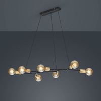 Pendelleuchte, Schwarz, Bronze,