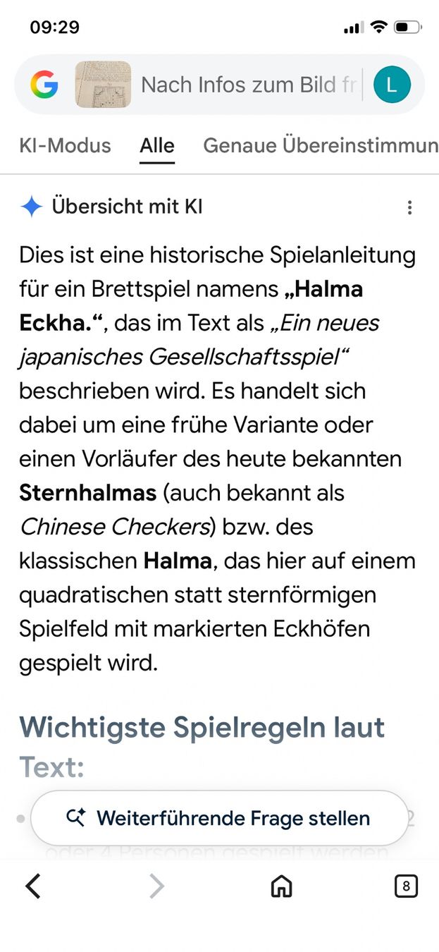 Spiele: HALMA Vintage  **Kellerfund** – Gebraucht aus Allenwinden von Obalu 4