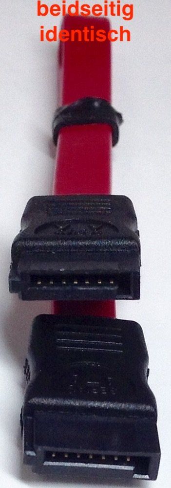 Cavi: SATA S-ATA Serial-ATA HDD Data Kabel gerade Stecker ca.18cm – Usato da Reinach AG venduto da RiesenServicesGmbH