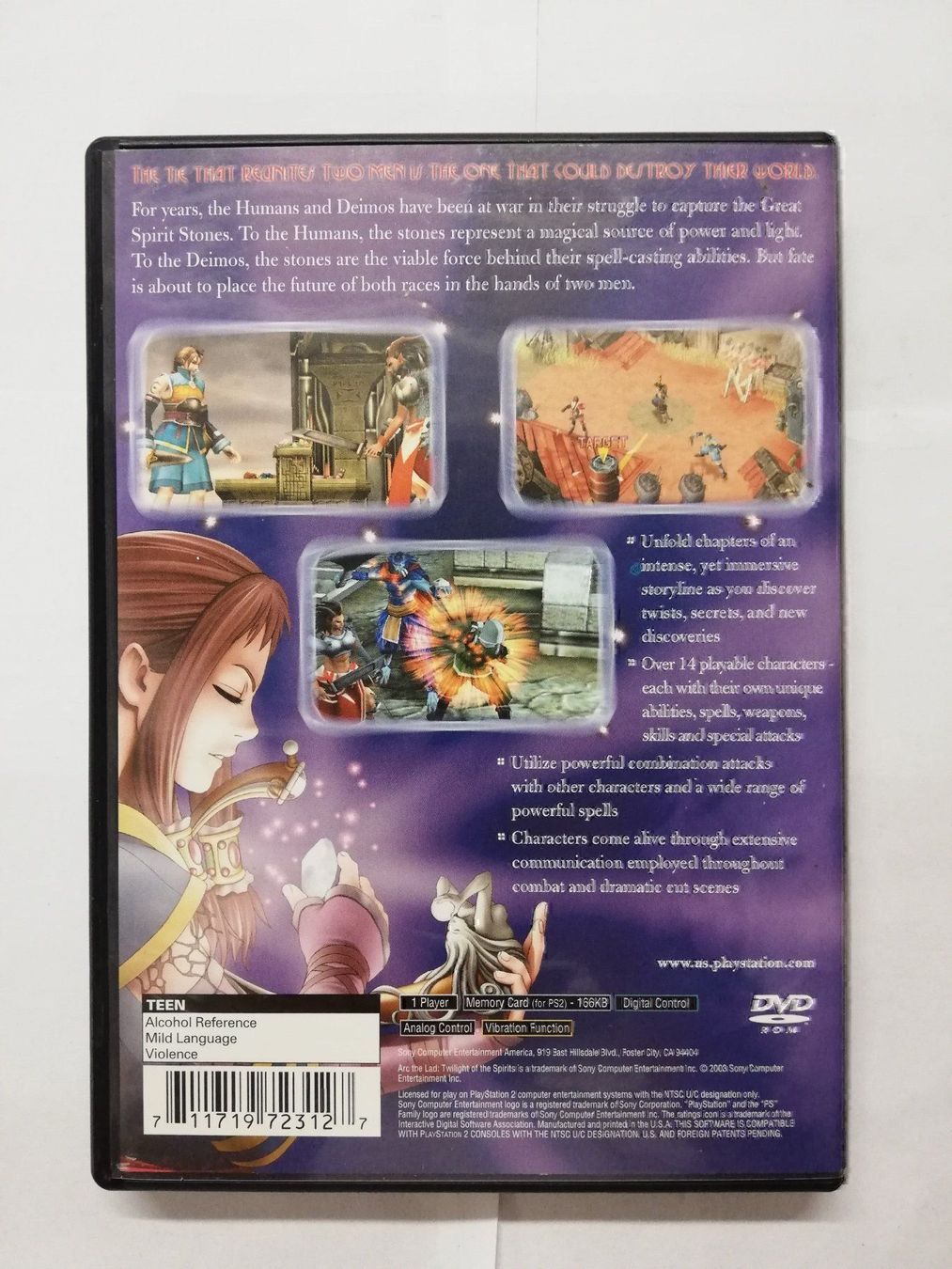 Sony Giochi: Arc the lad / NTSC-U / PS2 Playstation 2 – Usato da St. Gallen venduto da zorro_dc 1