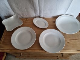 5 Platten&Schüsseln, div. Formen &Grössen